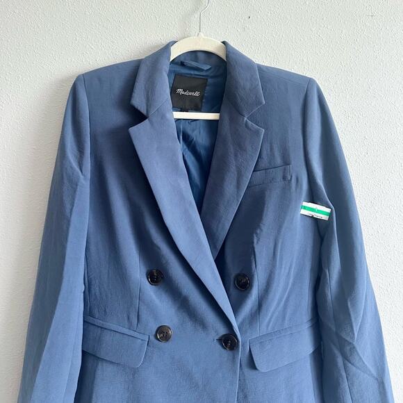 NEW Madewell Rosedale Blazer Nighttime Blue Size 2 - Picture 7 of 13